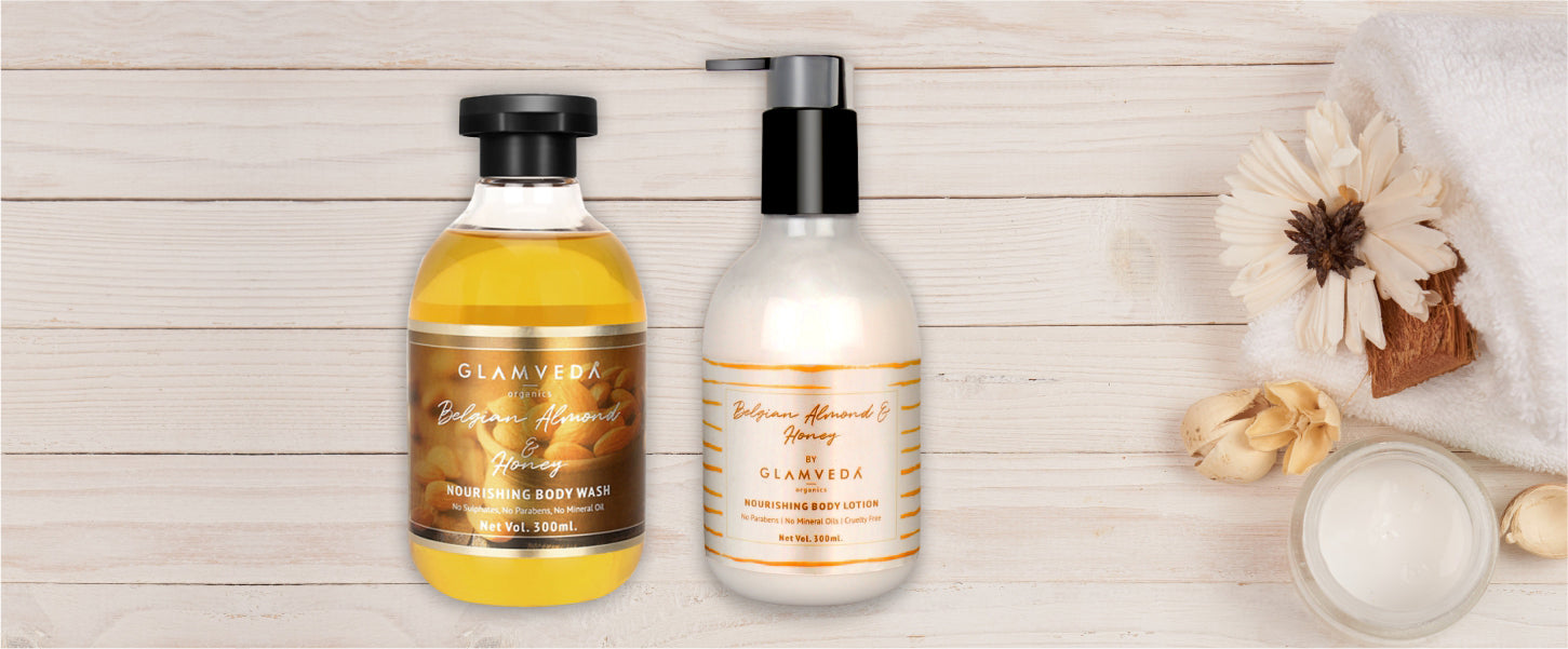 natural body wash and lotions