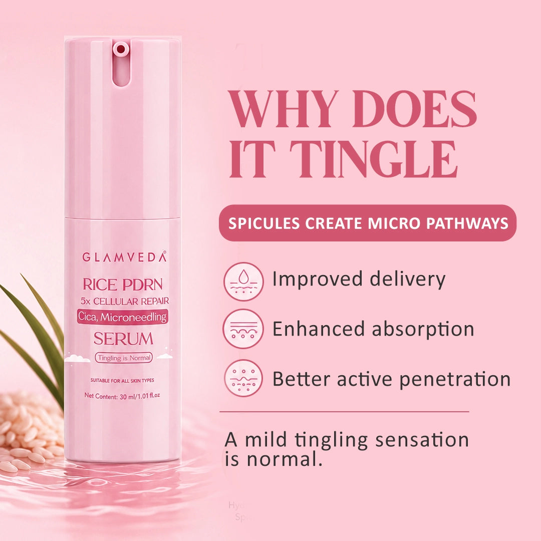 Rice PDRN 5X Cellular Repair Cica Microneedling Serum