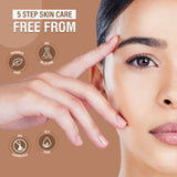 Glamveda Glutathione Skin Brightening and Lightening Combo | 5-Step Skincare Set For Glowing Skin | ( Face Wash + Face Cream + Sunscreen + Serum + Under Eye Cream )