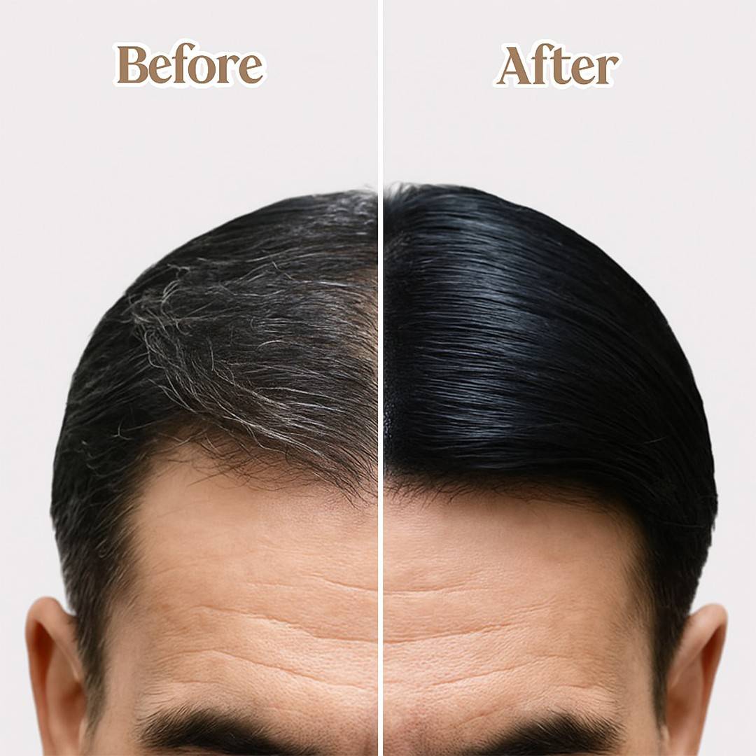 Glamveda Hair Cover-Up Stick | Instant Hairline & Root Filler – Black 4gm