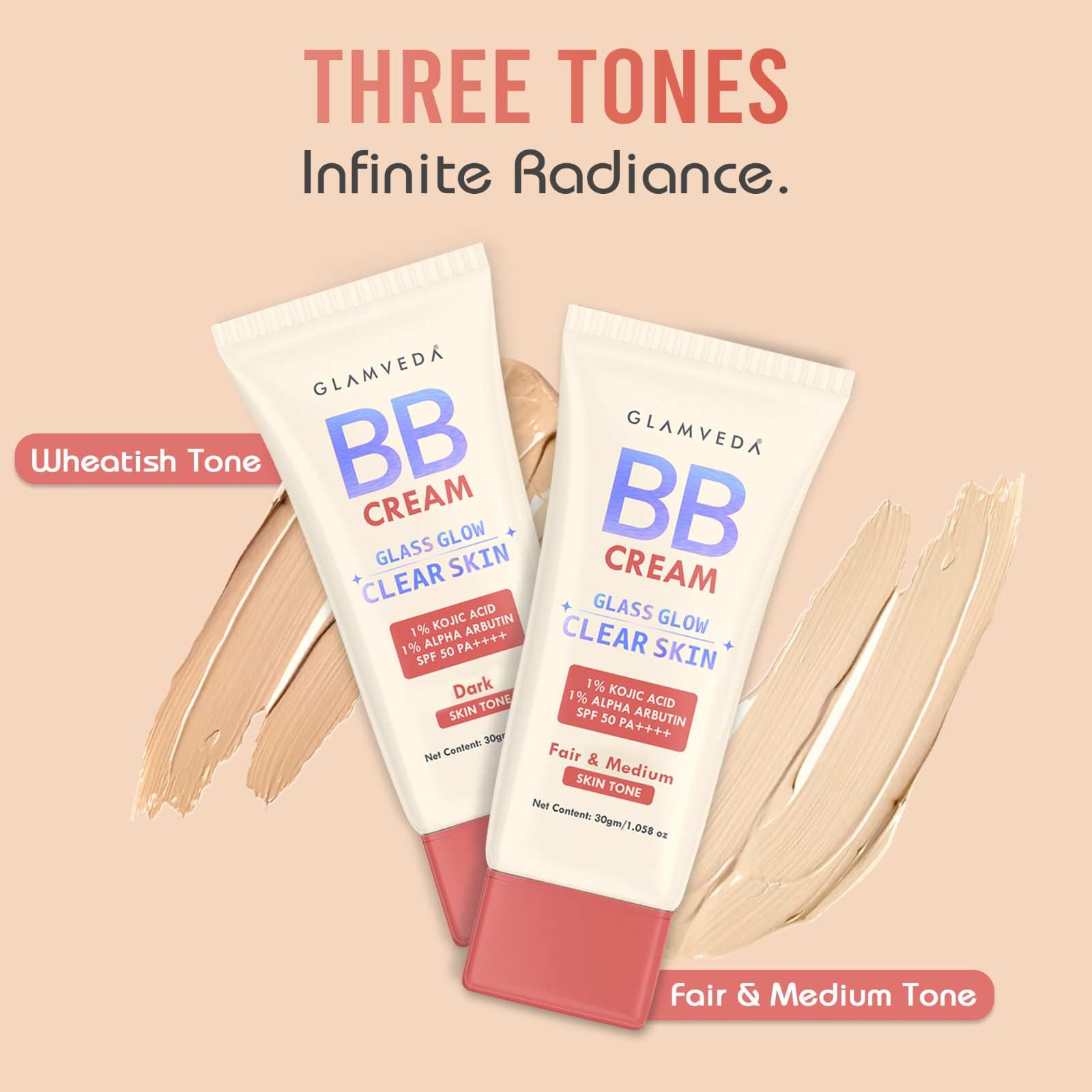 BB Cream for Fair & Medium Skin Tone With SPF 50++++