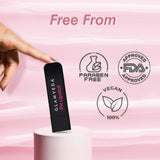 Glamveda PH Lipstick – Black to Glossy Pink Magic with Long-Lasting Nourishment & SPF 10 (4Gm)