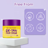 Glamveda De-tan Face Scrub