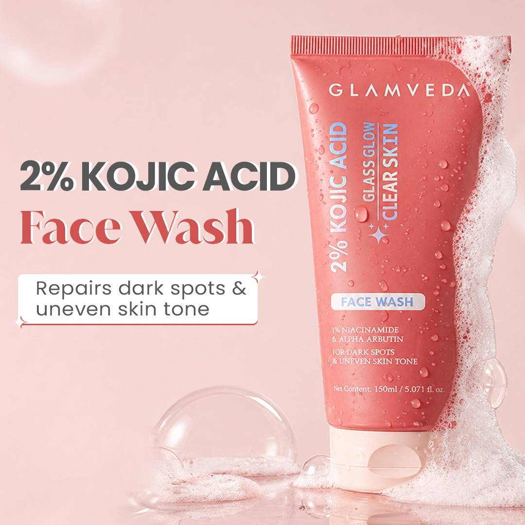 Kojic Acid Face Wash With Niacinamide & Alpha Arbutin