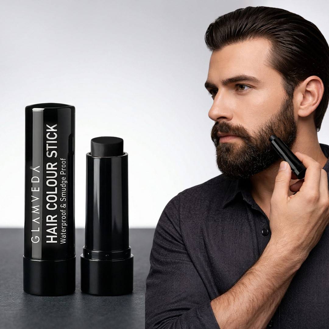 Black Hair Cover Stick For Men | Instant Grey Coverage | Waterproof & Smudge Proof