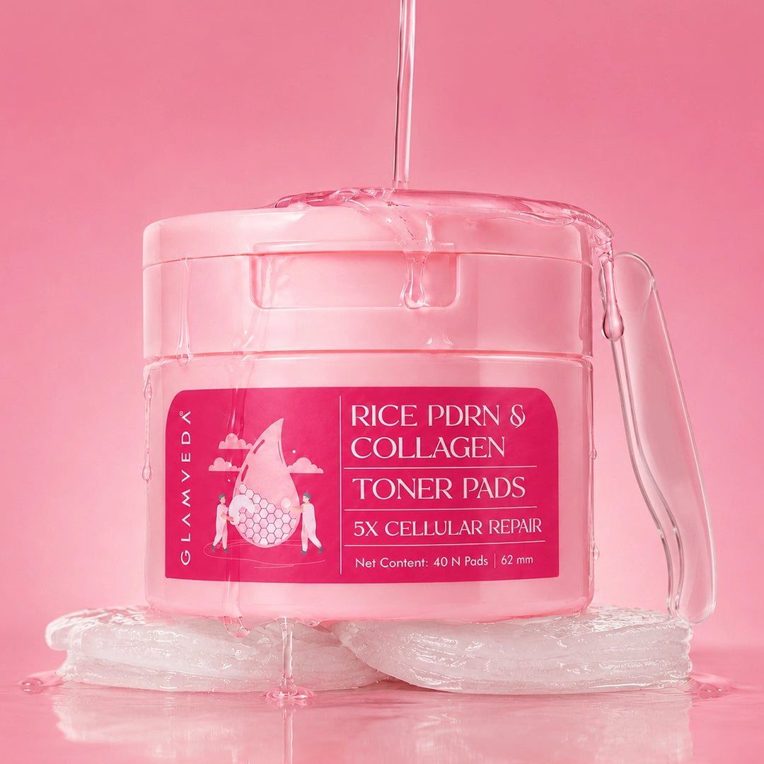 Rice PDRN Toner Pads with Glycolic Acid & Niacinamide | 40 Pads