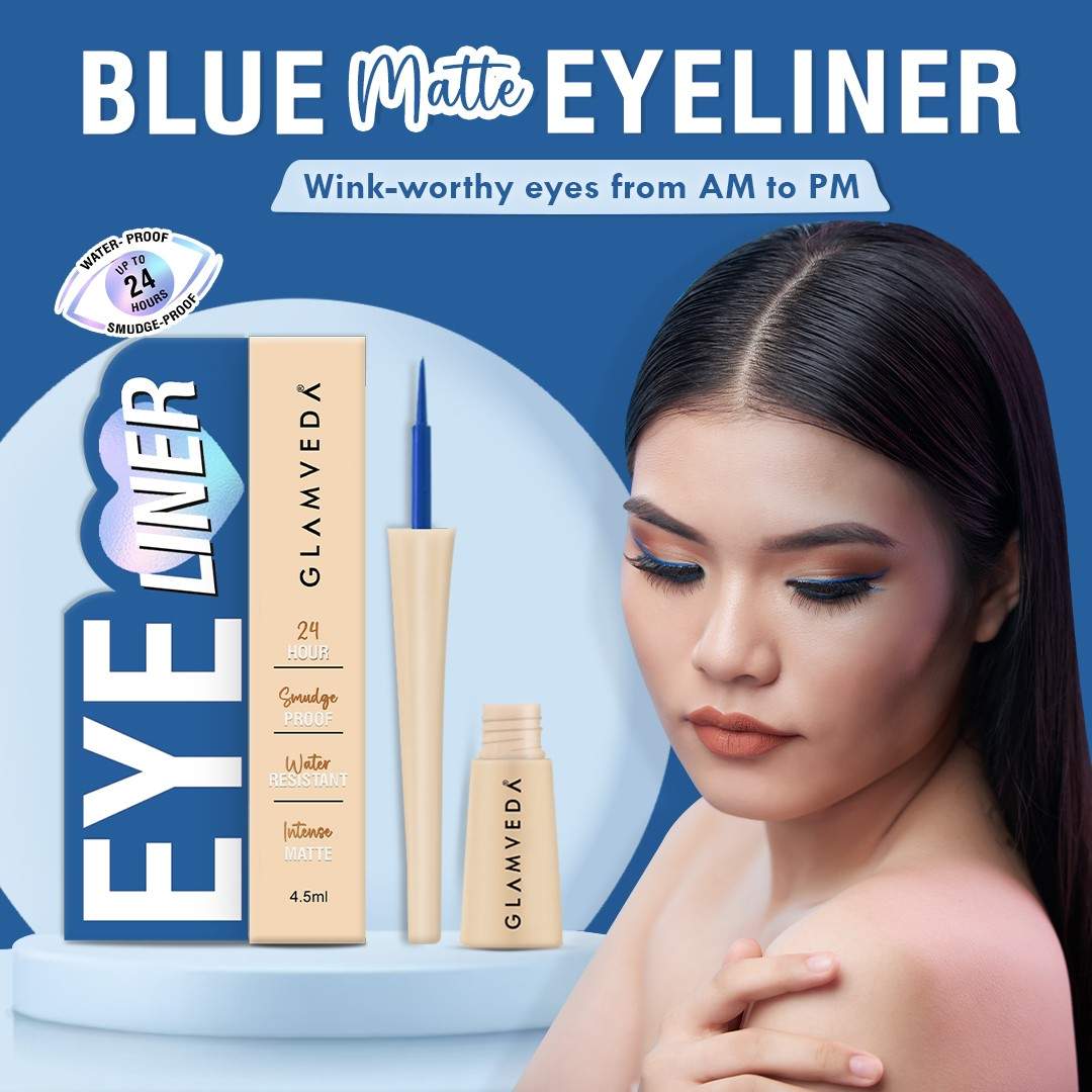 Super Matte Liquid Eyeliner Intense Blue