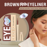 Glamveda Super Matte Liquid Eyeliner Intense Brown