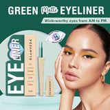 Glamveda Super Matte Liquid Eyeliner Intense Green