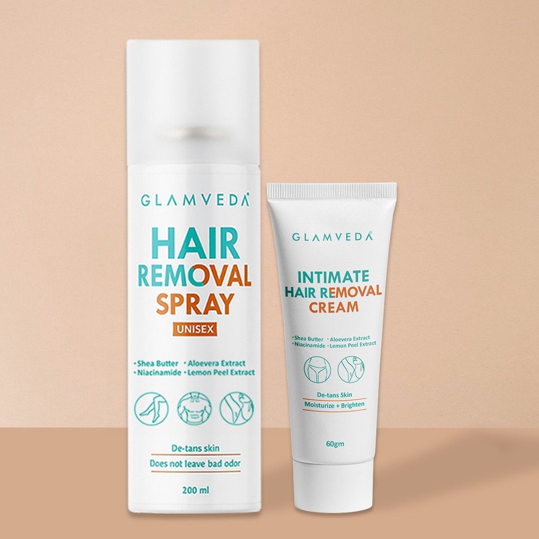 Hair Removal Combo| Spray 200ml + Free Intimate Cream 60g