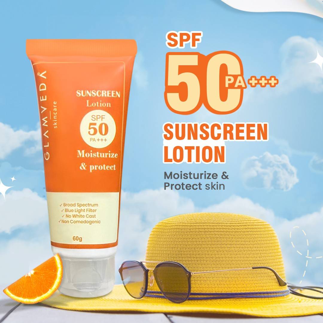 Glamveda Hybrid Sunscreen Lotion Spf 50 PA+++