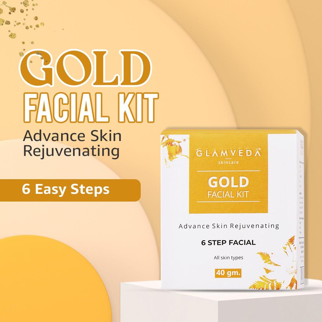 Glamveda Gold Advance Skin Rejuvenating Facial Kit 40gm