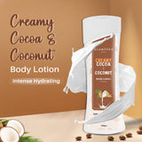 Glamveda Cocoa Butter & Almond Hydrating Body Lotion | Nourishes Skin | Even skin tone | All Skin Types | 100gm