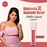 Glamveda X Rashami Desai Mini Liquid Lipstick (First crush - 011) - 1.2ml