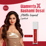 Glamveda X Rashami Desai Mini Liquid Lipstick (Kiss Me - 019) - 1.2ml