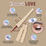 Glamveda Super Matte Liquid Eyeliner Intense Brown