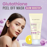 Glamveda Glutathione Peel-Off Mask with Vitamin C & Hyaluronic Acid for Skin Brightening Reduce Dark Spot & Pigmentation