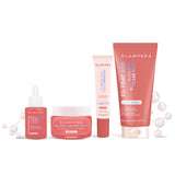 Glamveda 2% Kojic Acid 4-Step Skincare Set – Face Wash, Spot Corrector, Serum & Cream | Targets Dark Spots & Pigmentation | Brightens & Evens Skin Tone