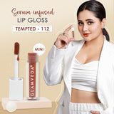 Glamveda X Rashami Desai Serum Infused Mini Lip Gloss (Tempted - 112) - 1.2ml