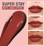 Glamveda X Rashami Desai Matte Mini Liquid Lipstick, Brown shade (Hippy - 024) 1.2ml