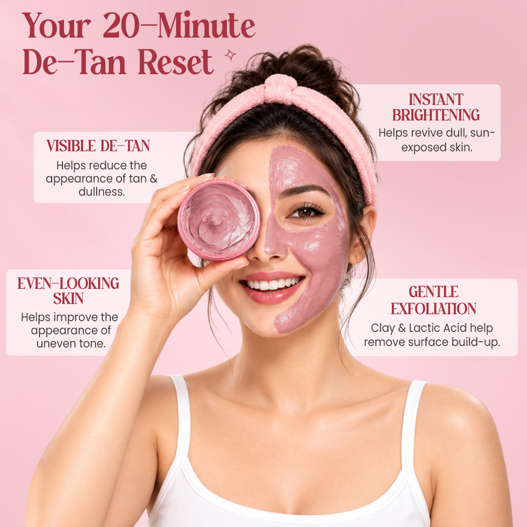 Moroccan Clay De-Tan Brightening Face Mask