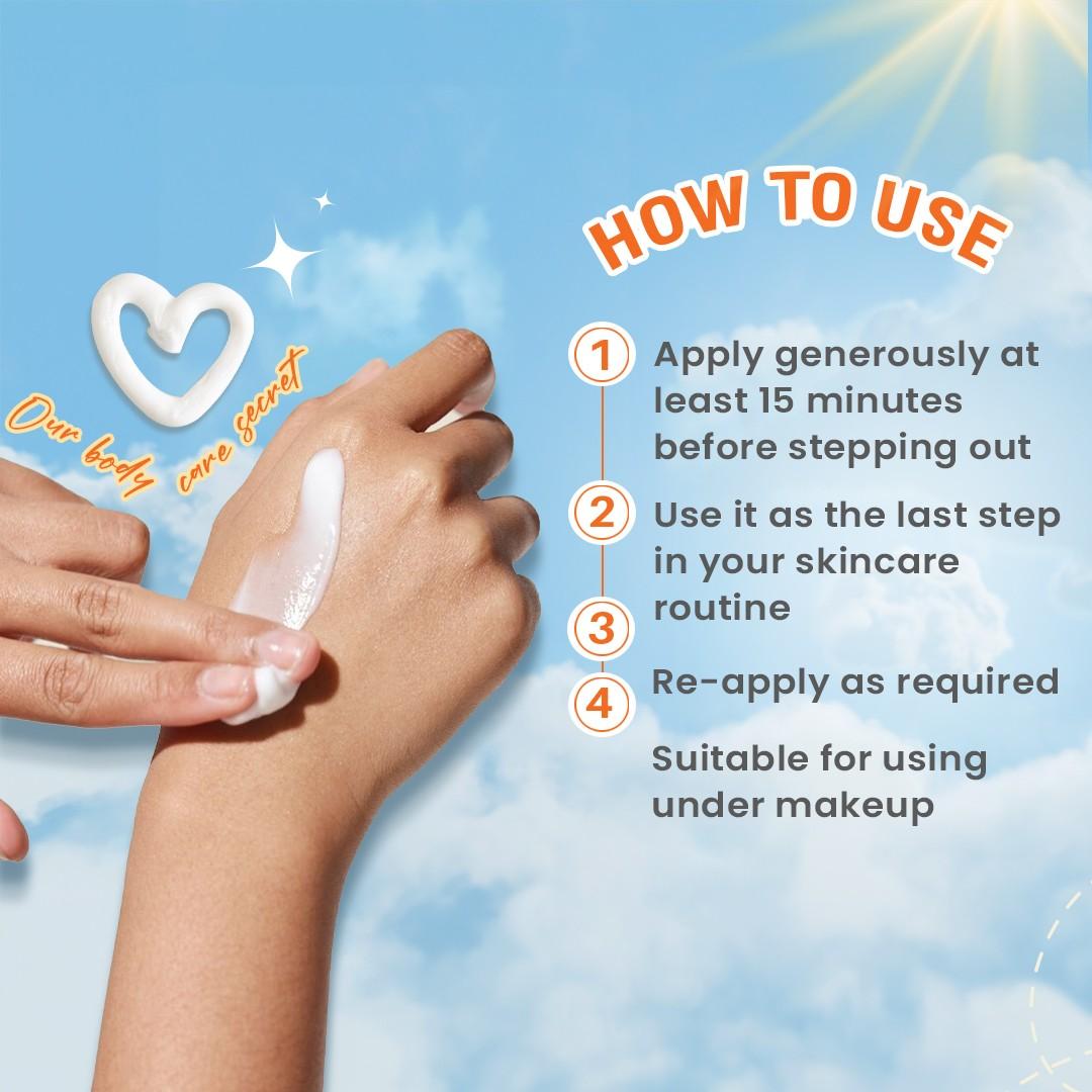 Hybrid Sunscreen Lotion Spf 50 PA+++