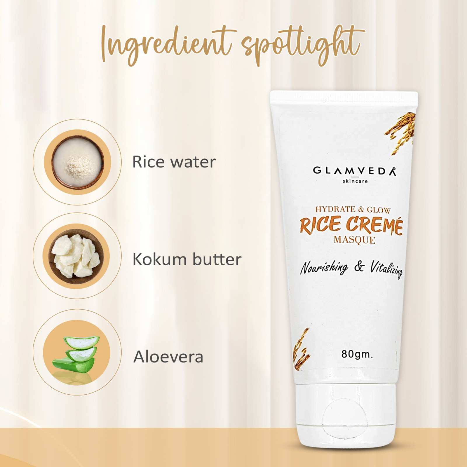 Rice Hydrate & Glow Cream Mask