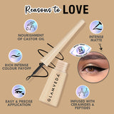 Glamveda Super Matte Liquid Eyeliner Intense Black