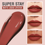 Glamveda X Rashami Desai Matte Mini Liquid Lipstick, Brown shade (Spicy Peach - 023) 1.2ml
