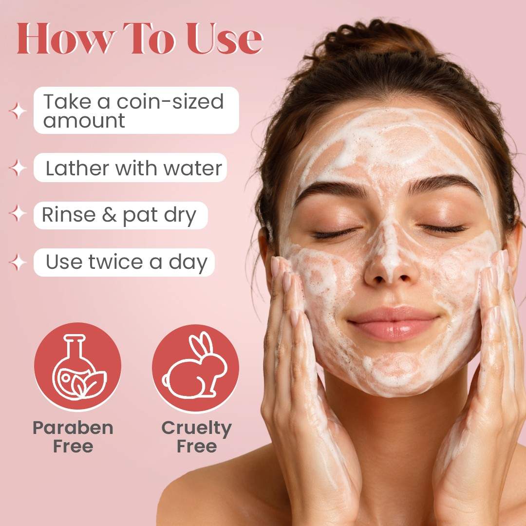 Kojic Acid Face Wash With Niacinamide & Alpha Arbutin