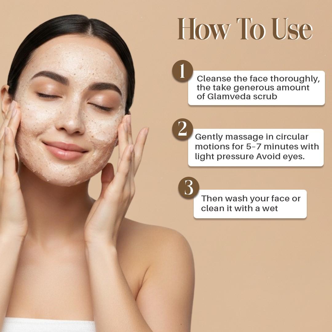 Rice water Brightening Face scrub