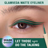 Glamveda Super Matte Liquid Eyeliner Intense Green