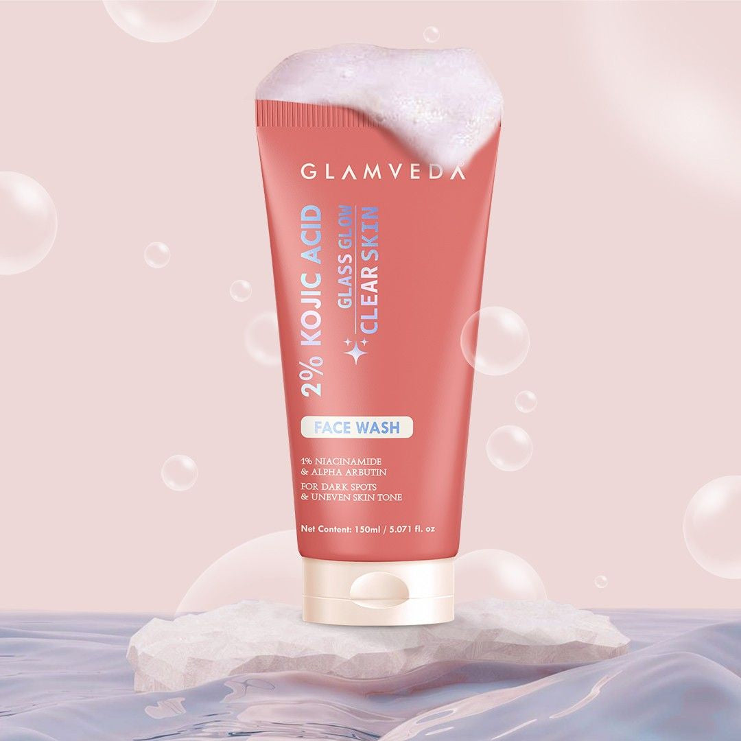 Glamveda Kojic Acid Face Wash With Niacinamide & Alpha Arbutin