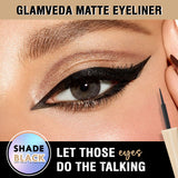 Glamveda Super Matte Liquid Eyeliner Intense Black