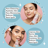 Glamveda Korean Glass Skin Rice & Ceramide 9 Step Weekly Skincare Routine For Women