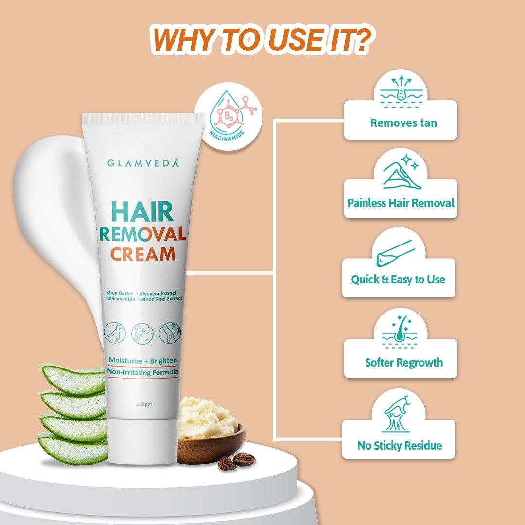 Hair Removal Cream for Women & Men 120gm