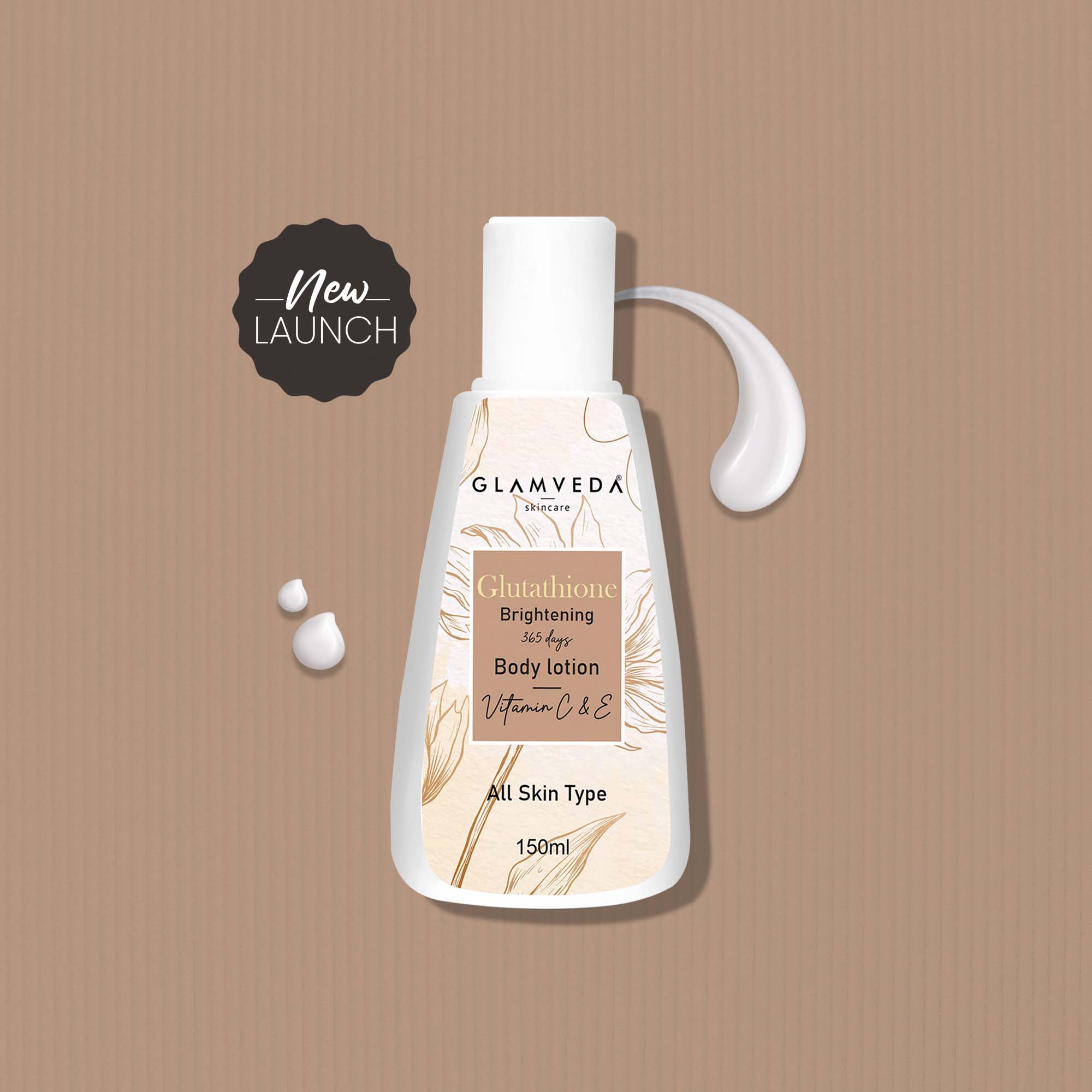 Glamveda Glutathione Brightening Body Lotion for dark spots & tanning