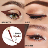 Glamveda Super Matte Liquid Eyeliner Intense Brown