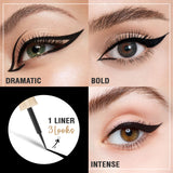 Glamveda Super Matte Liquid Eyeliner Intense Black