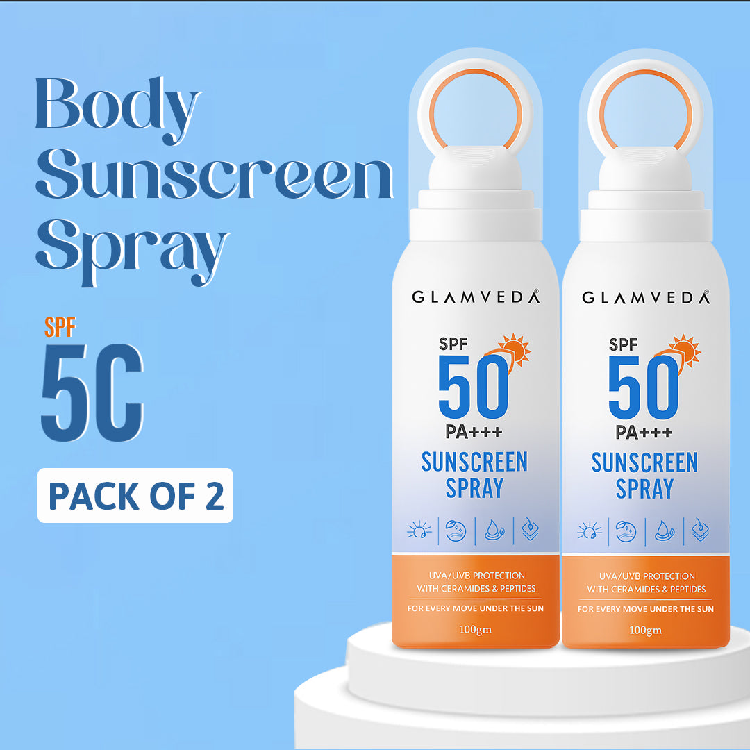 Body Sunscreen Spray SPF 50 PA+++ | Water-Resistant, Non-Greasy & Quick-Absorbing | Broad Spectrum UV Protection for Outdoor Use – 100ml