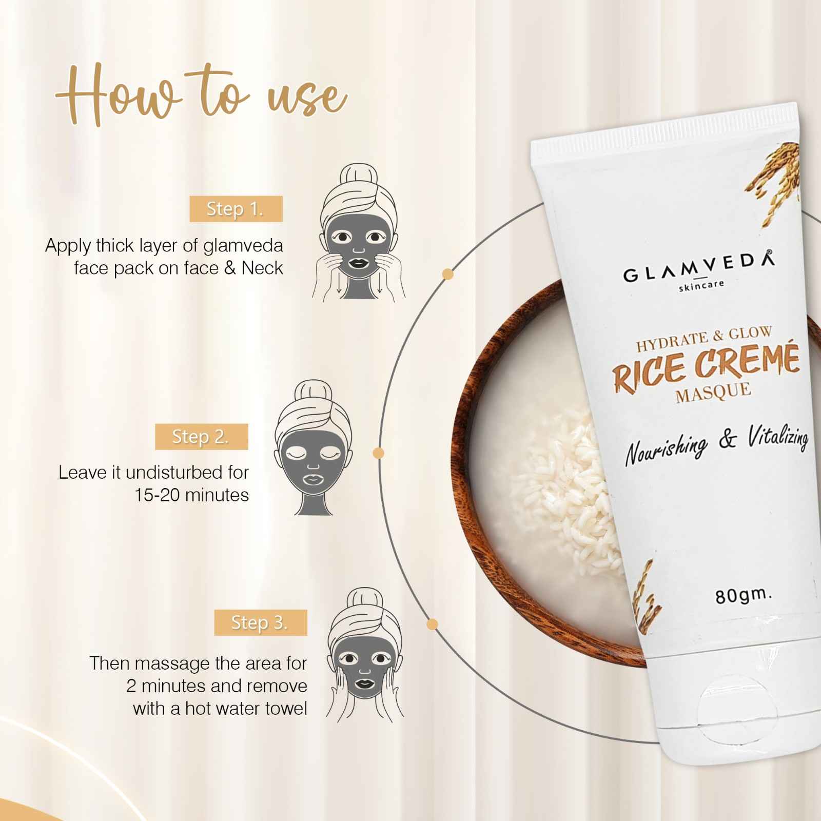 Rice Hydrate & Glow Cream Mask