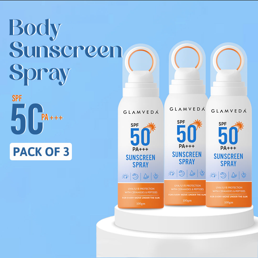 Body Sunscreen Spray SPF 50 PA+++ | Water-Resistant, Non-Greasy & Quick-Absorbing | Broad Spectrum UV Protection for Outdoor Use – 100ml