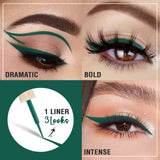 Glamveda Super Matte Liquid Eyeliner Intense Green