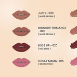 Glamveda X Rashami Desai Mini Liquid Lipstick Bold & Beautiful Combo 4.8ml