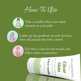 Glamveda Clear Skin Tea Tree, Neem & Aloe Vera Anti Acne Face Wash