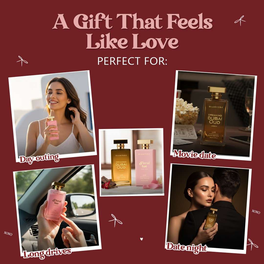 Luxe Valentine Couple Perfume Set – Dreaming Dubai Oud & Floral Bae 100ml
