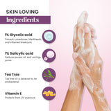 Glamveda 1% Glycolic Acid & 1% ww Salicylic Acid Body Acne Soap Pack of 2