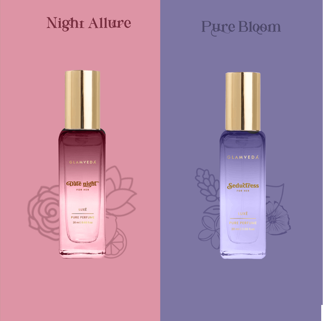 Date Ready Duo - Seductress + Date Night Luxury Pure Perfume Gift Set for Women 2 x 20ml