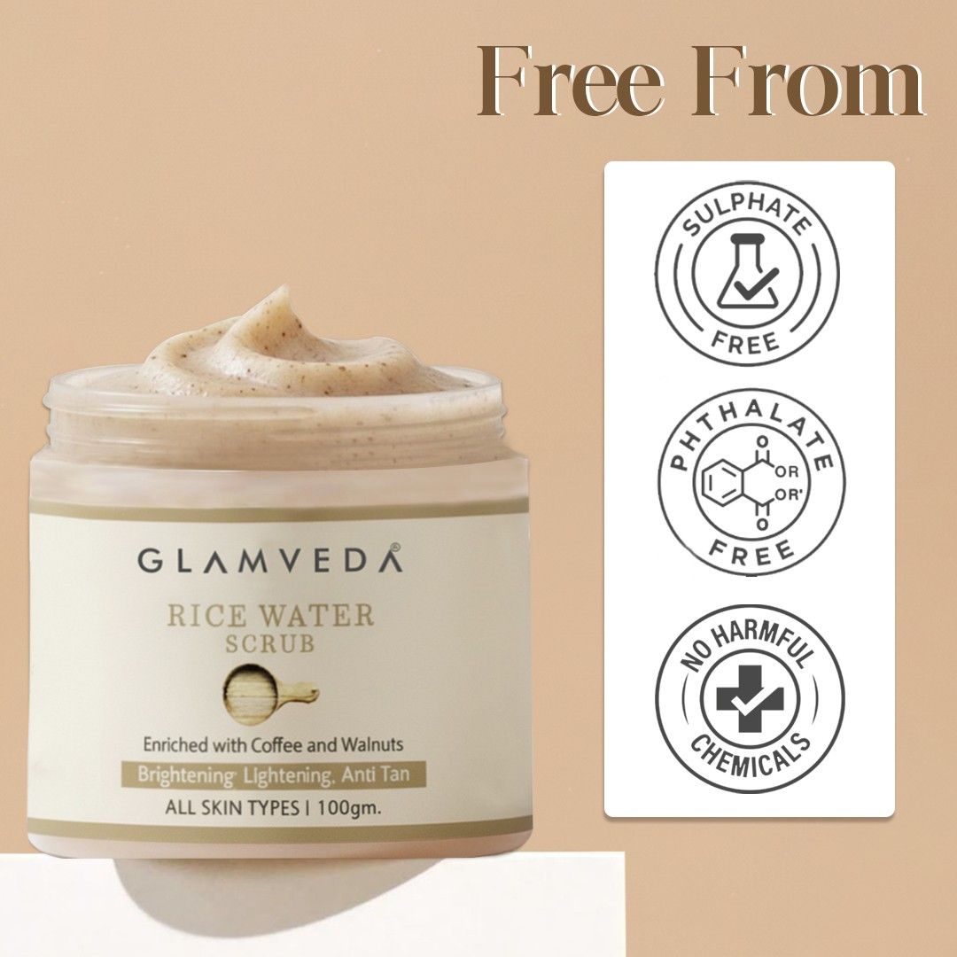Rice water Brightening Face scrub