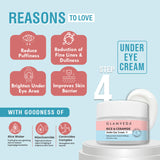 Glamveda Korean Glass Skin Rice & Ceramide 6 Step Gift Box | Face wash, Toner, Serum, Under eye cream, Moisturizer & Sunscreen